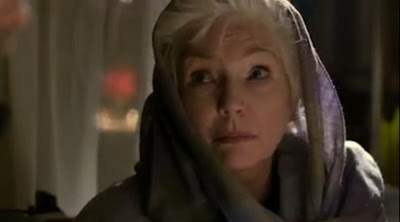 Defiance former mayor Nicky Riordon Fionnula Flanagan conspiracy conspirator secret meeting screncaps hood head scarf