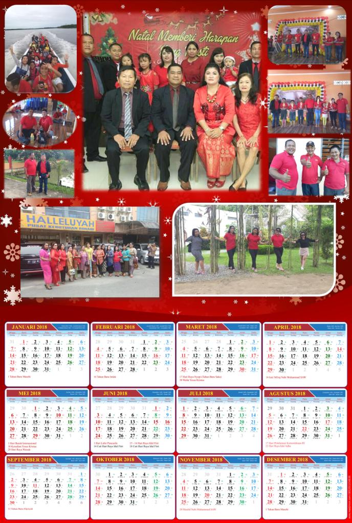 Jasa Desain Kalender 2019 menggunakan Background Foto 