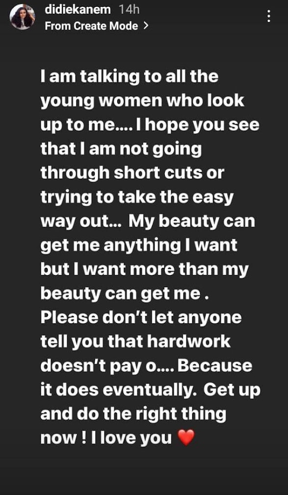 Marriage is not a ticket to Financial freedom- Actress Didi Ekanem advise women to be financially Independent before marriage