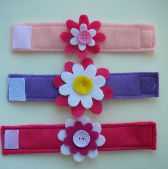 BRAZALETE-BRACELET-FIELTRO-MANUALIDADES-NIÑOS-DIY-FELT-MAMAYNENE-FLOWER