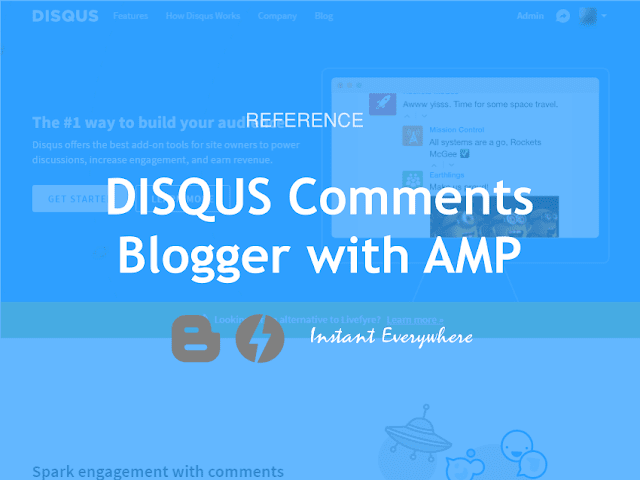 Add DISQUS Comments for Blogger Template AMP