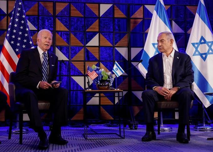 Biden a Netanyahu sobre explosão em hospital de Gaza: Parece que foi do outro lado
