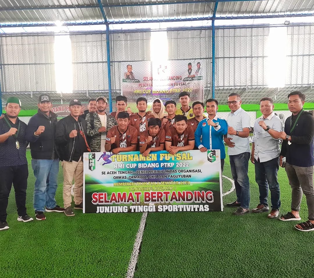 HMI Cabang Takengon Sukses Gelar Turnamen Futsal Piala Senator Aceh Fachrul Razi