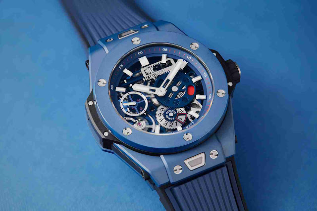 2018 Best Swiss Hublot Big Bang Meca-10 Blue Ceramic Skeleton 10-Days Ref. 414.EX.5123.RX Replica Watch Review