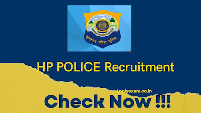 Hppolice.nic.in HP Police Recruitment 2022 – 776 Constable