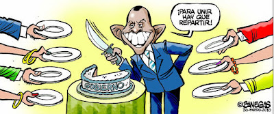 Honduras President Lobo cartoon