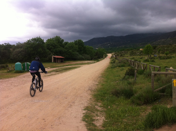 Ruta en bici de Madrid a Cercedilla, por el Camino de Santiago, mayo 2012