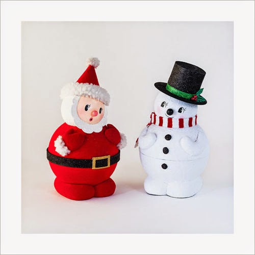  Modern  Santa Claus Snowman Holiday  Decoration  modern  