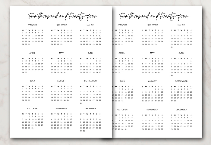 Free Printable Calendars