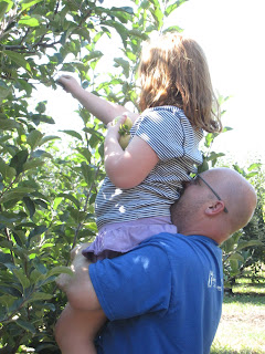 Dad can still lift Mairi!