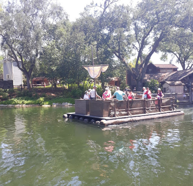 Magic Kingdom Tom Sawyer Island Raft