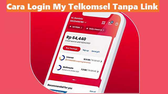 Telkomsel merupakan salah satu perusahaan bisnis jaringan seluler anak usaha dari Telkom I Cara Login My Telkomsel Tanpa Link 2022