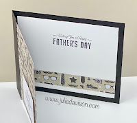 VIDEO: Quick & Easy Masculine Cards with He's the Man Suite ~ He's All That Bundle ~ Birthday ~ Father's Day #stampinup www.juliedavison.com
