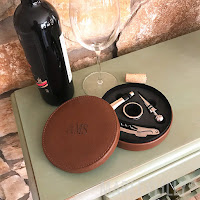 wine tools with leather case