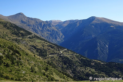 El Puigmal des del collet de les Barraques