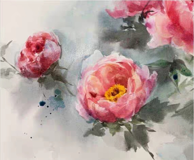 22+ watercolor flower landscape, 12watercolor techniques painting tips