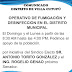 Domingo y Lunes Operativo de Fumigacion en Ctutpu