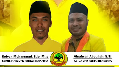 DPW Berkarya Malut Lakukan Perombakan Struktur Di Tingkat Daerah