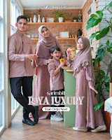 Koleksi Alwa Hiab Terbaru Sarimbit Raya Luxury Baju Muslim Keluarga Outfit Hari Raya Idul Fitri 2023 Anggun Elegan Model Kekinian Stylish