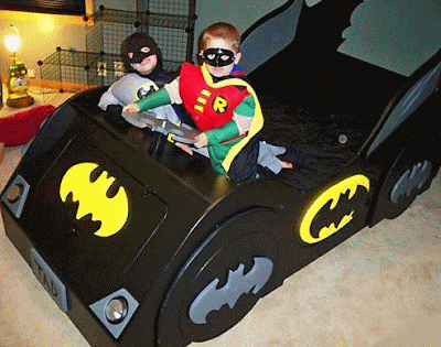 Batman Kids Car Bed