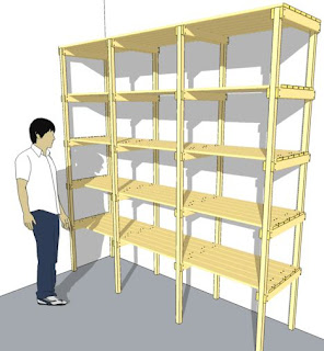 Wood Storage Shelves Plans