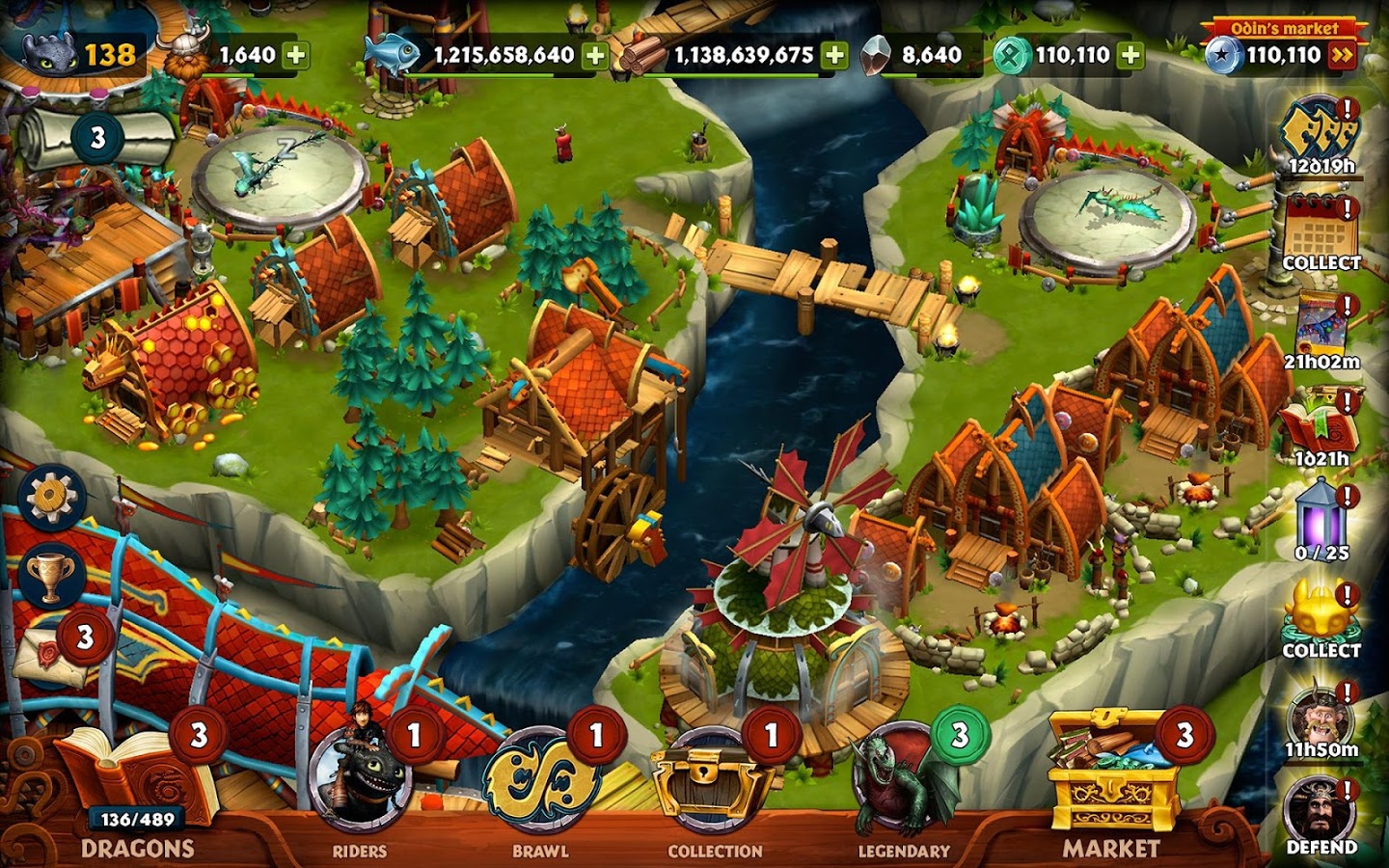 Dragons Rise of Berk MOD APK Terbaru Last Version Free Download Dragons: Rise of Berk MOD APK v1.42.21 (Unlimited Runes)