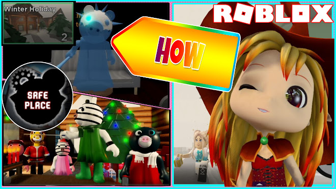 ROBLOX PIGGY! ESCAPE WINTER HOLLIDAY MAP AND GETTING THE FROSTIGGY SKIN