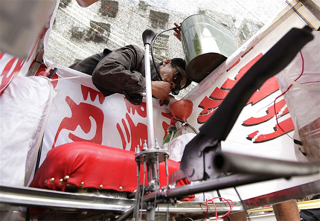 Former Chinese Farmer Builds Homemade Flying Saucer