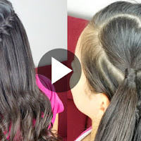 How To Create Waterfall Braid Heart Hairstyle See Tutorial