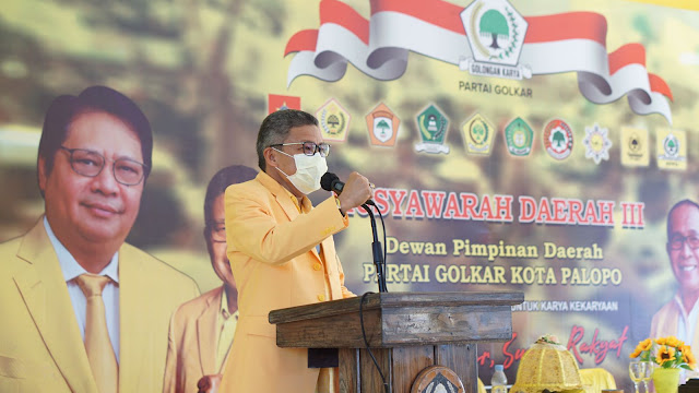 Musda DPD II Golkar Palopo, Taufan Pawe Harapkan Kader Solid Menangkan Airlangga Hartato Pilpres 2024