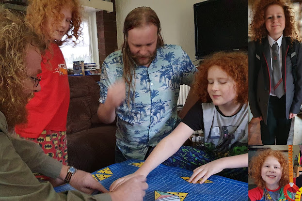 TBCSmiles My family Playing Big Potato Pizza Game and new year 7 in high school uniform