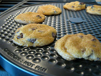 Chocolate Chip Cookies Baked on the Presto Pizzazz Plus 