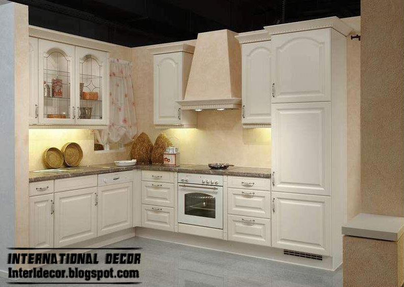 white kitchen cabinets with classic design, wood kitchen cabinets with 