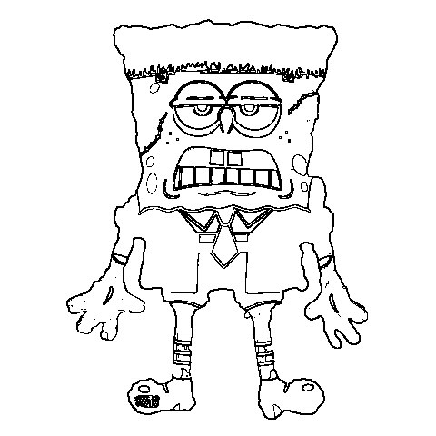 vampire coloring pages spongebob halloween coloring pages