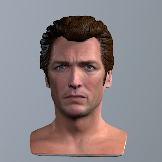 3d printable model Clint Eastwood Dirty Harry