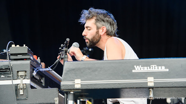 Leif Vollebekk at Riverfest Elora 2023 on August 18, 19, 20, 2023 Photo by John Ordean at One In Ten Words oneintenwords.com toronto indie alternative live music blog concert photography pictures photos nikon d750 camera yyz photographer