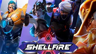 Screenshots of the Shellfire: MOBA FPS for Android Smartphone, tablet.