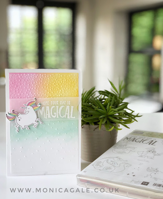 Stampin Up Magical Day Unicorn with Monica Gale 