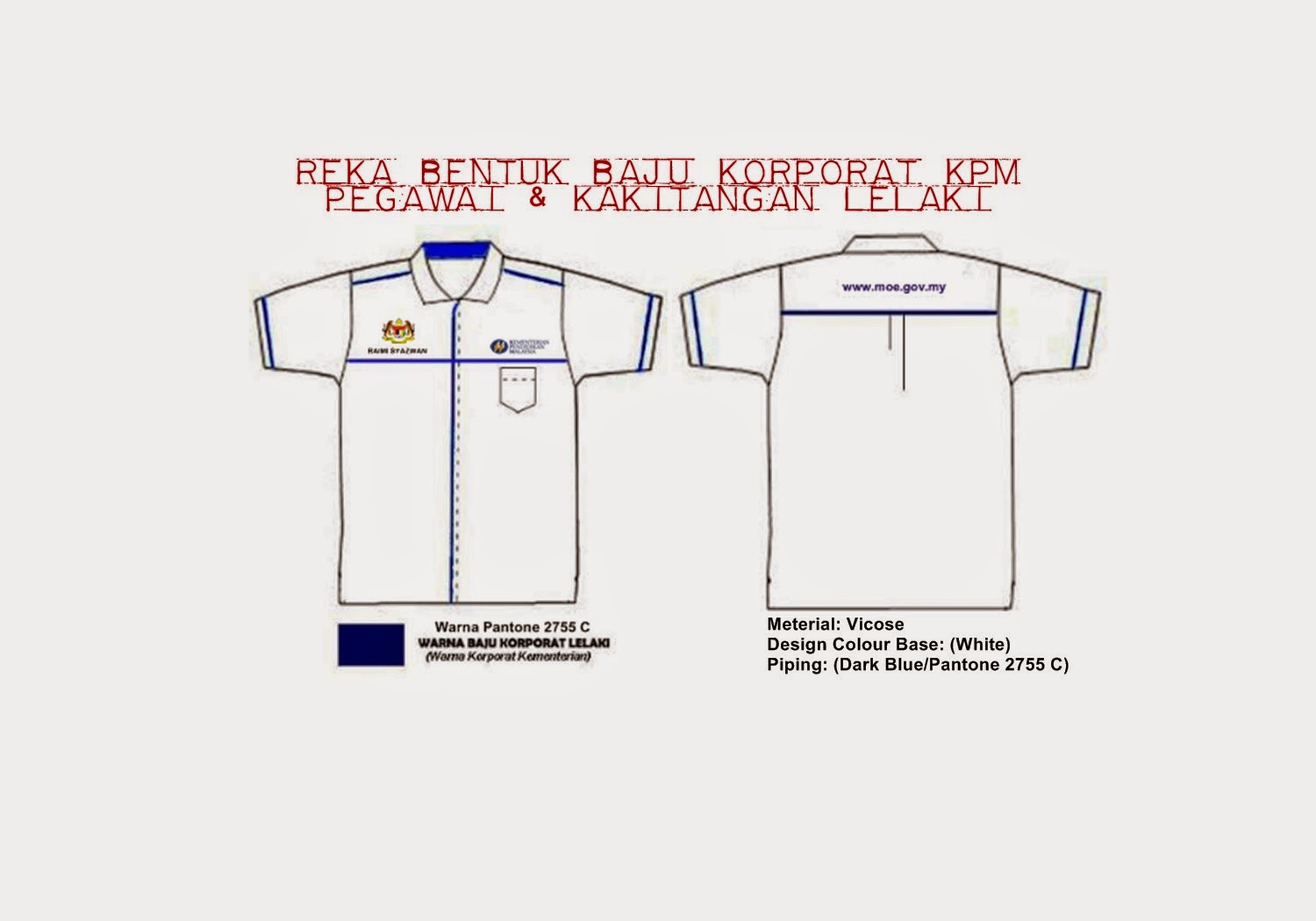 Garis Panduan Pemakaian Baju Korporat KPM.BKP.300-1/12(13 