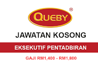  Kekosongan Jawatan Terkini di Queby Recovery Management Sdn Bhd - Eksekutif Pentadbiran | Gaji RM1,400 - RM1,800