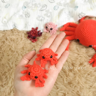 free baby crab crochet pattern