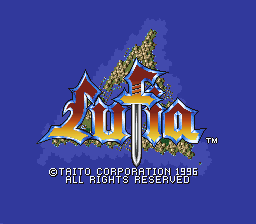 Lufia II Europe title screen