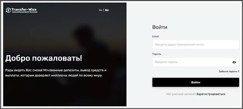 [Мошенники] t-w.international – Отзывы, развод, лохотрон! Брокер Transfer-Wise мошенник