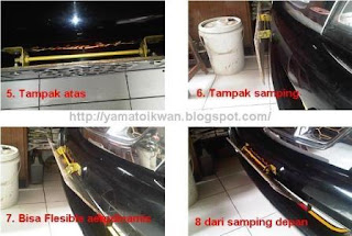 Pemasangan hasil akhir di mobil