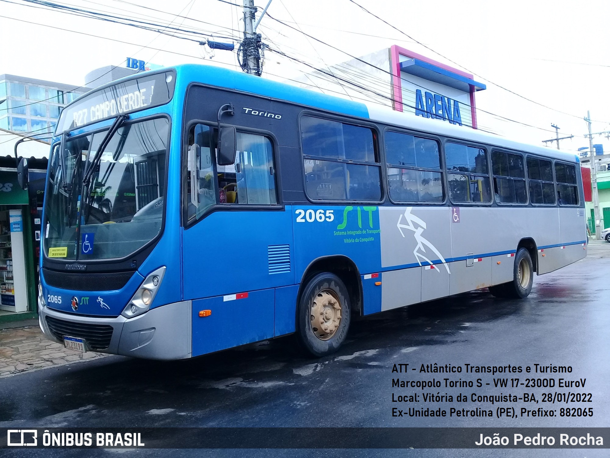 ATT - Atlântico Transportes e Turismo 6127 em Vitória da Conquista por João  Pedro Rocha - ID:10953555 - Ônibus Brasil