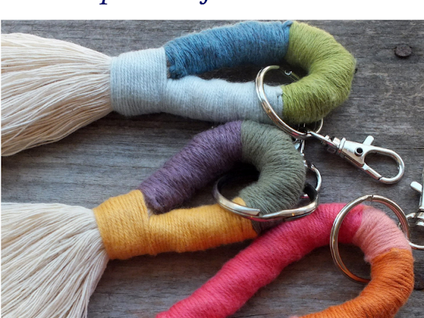 #Tuto : Des porte-clefs colorés