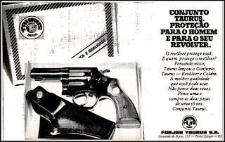 coldres Taurus, revolver Taurus anos 70; década de 70. os anos 70; propaganda na década de 70; Brazil in the 70s, história anos 70; Oswaldo Hernandez;