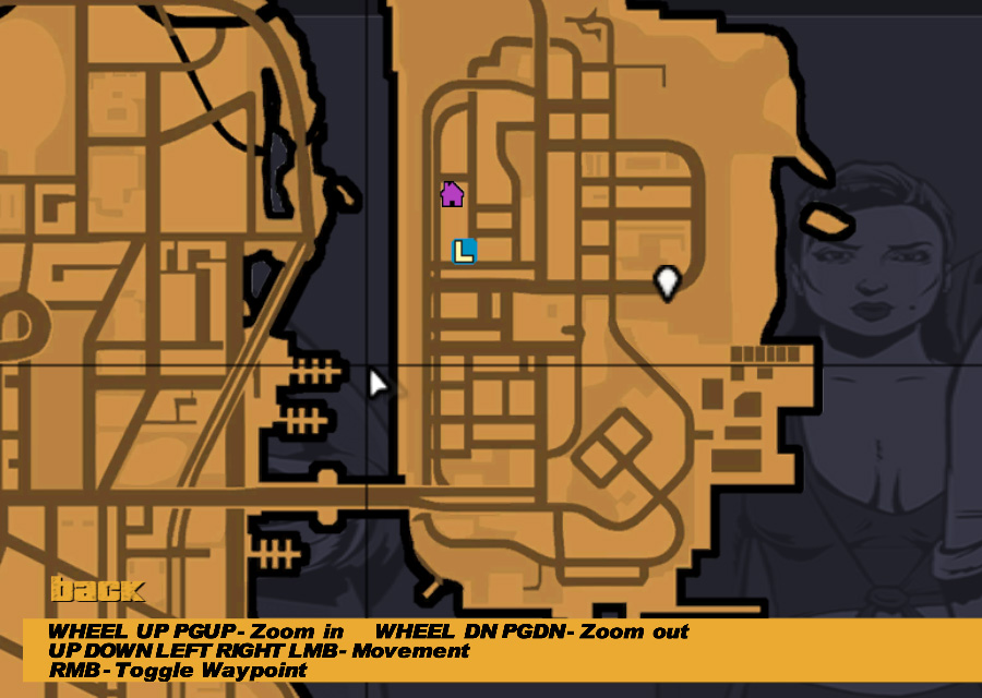 Grand Theft Auto 3 Map - Gta 3 Map - Pin