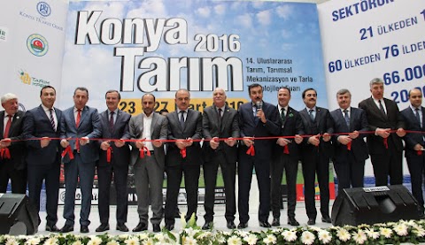 Konya Tarım 2016 Fuarı açıldı.