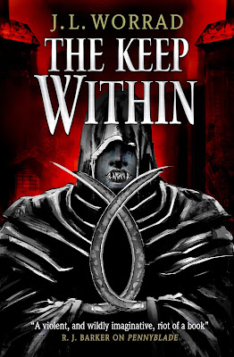 book cover of fantasy novel The Keep Within by JL Worrad